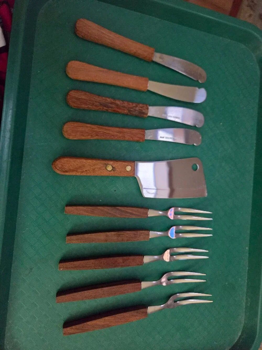 vintage mini forks and spreaders stainless